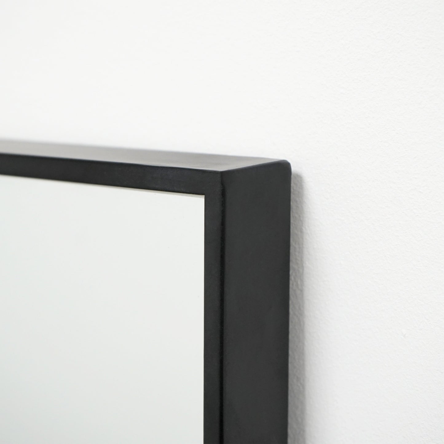 Xavril – Schwarzer Ganzkörperspiegel aus Metall, extra groß, 190 cm x 120 cm