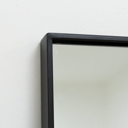 Xavril – Schwarzer, extra großer Ganzkörperspiegel aus Metall, 200 cm x 100 cm